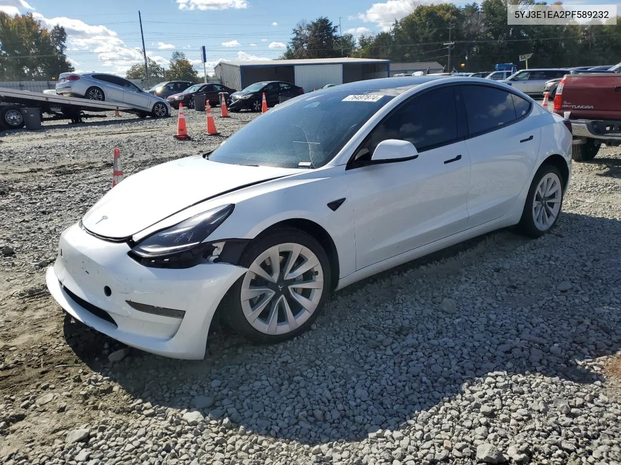 2023 Tesla Model 3 VIN: 5YJ3E1EA2PF589232 Lot: 76497874