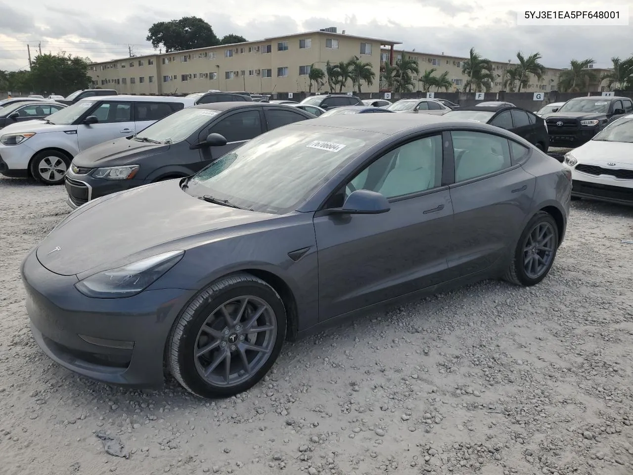 2023 Tesla Model 3 VIN: 5YJ3E1EA5PF648001 Lot: 76706604