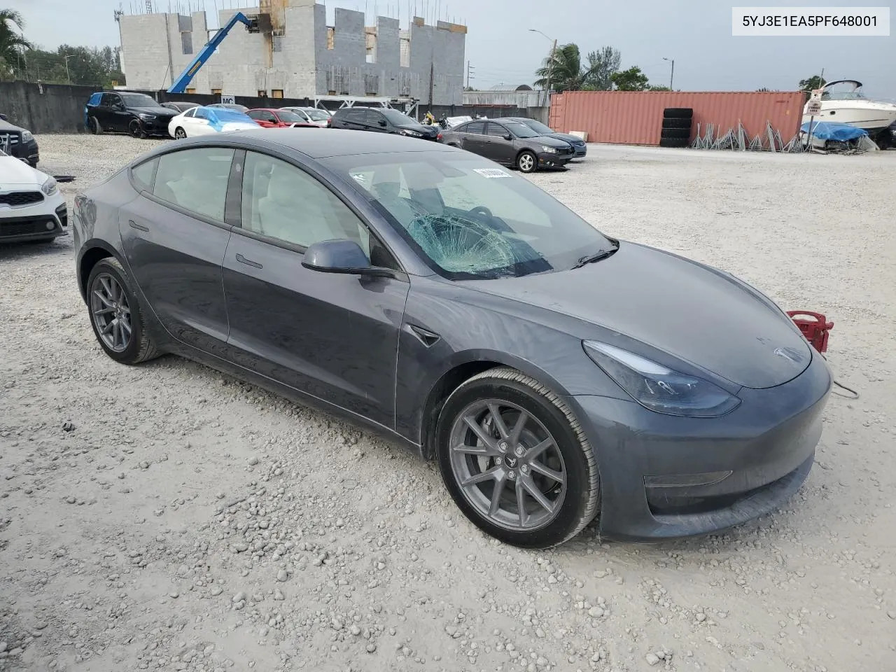 2023 Tesla Model 3 VIN: 5YJ3E1EA5PF648001 Lot: 76706604