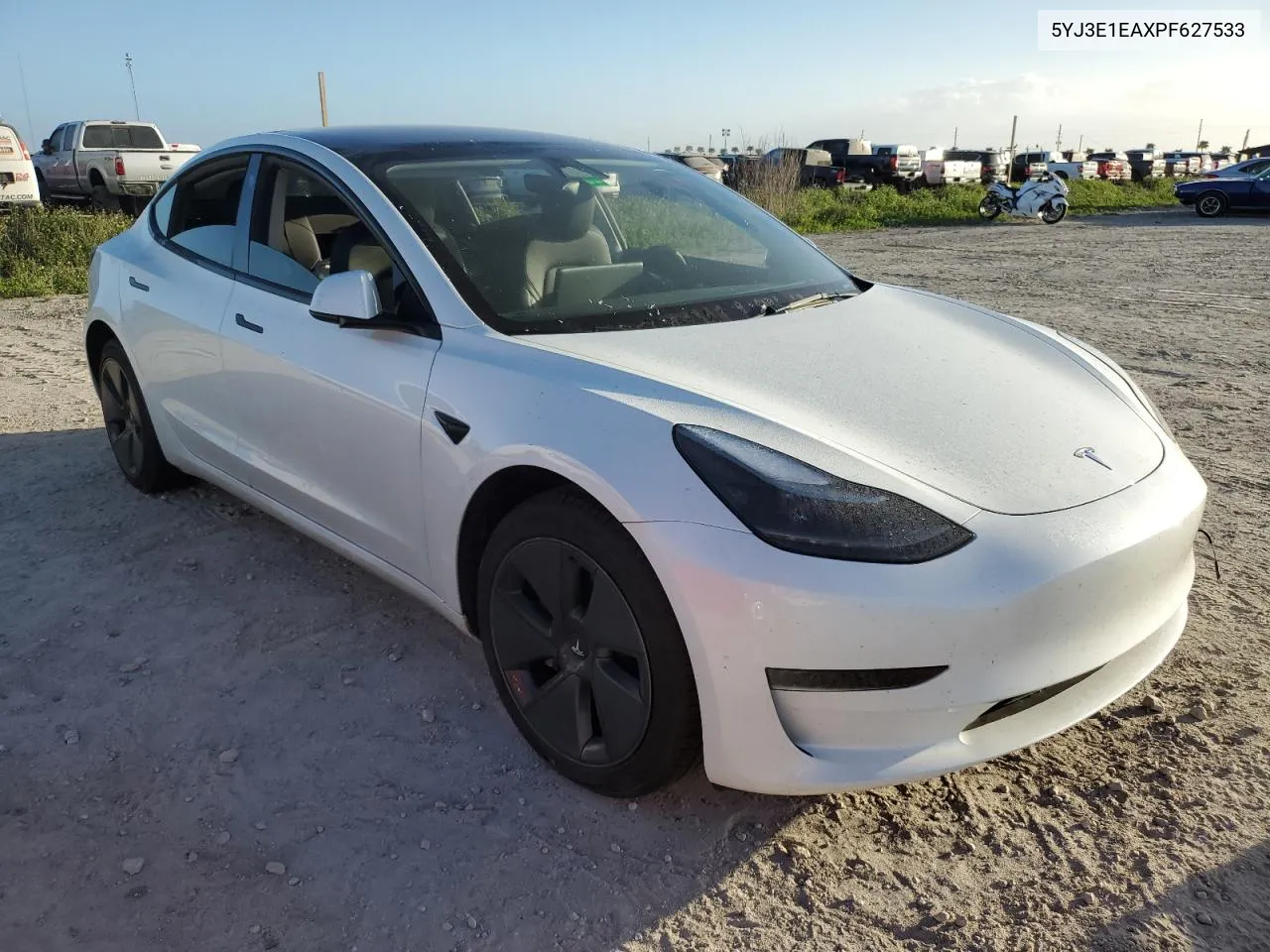 2023 Tesla Model 3 VIN: 5YJ3E1EAXPF627533 Lot: 77137274