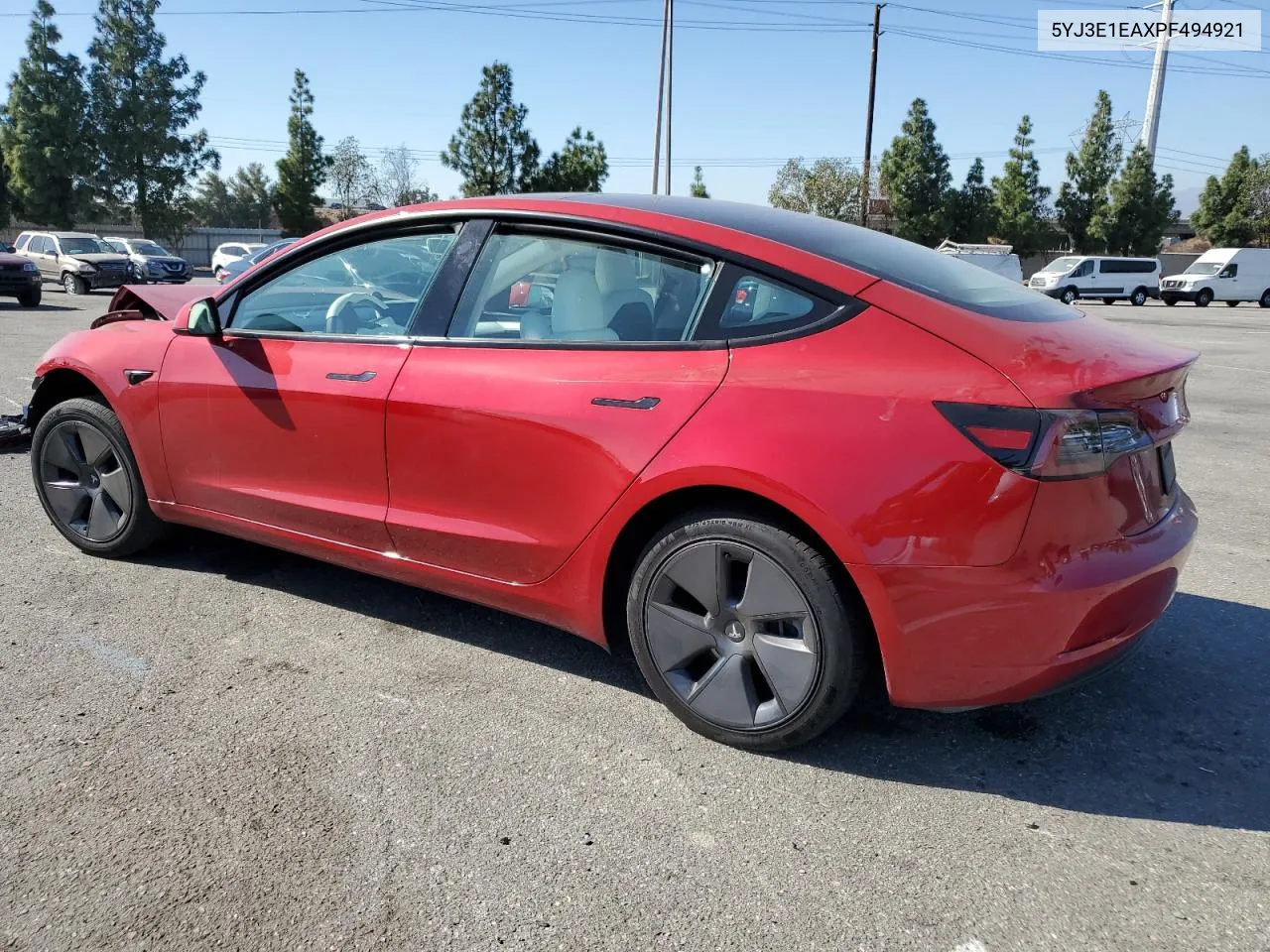 2023 Tesla Model 3 VIN: 5YJ3E1EAXPF494921 Lot: 77434814