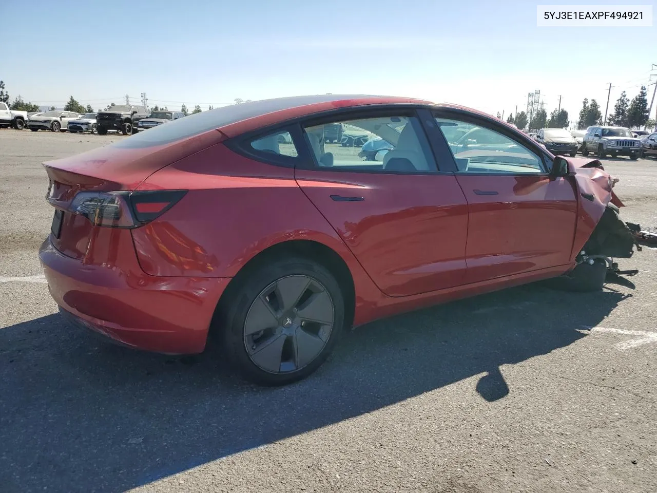 2023 Tesla Model 3 VIN: 5YJ3E1EAXPF494921 Lot: 77434814