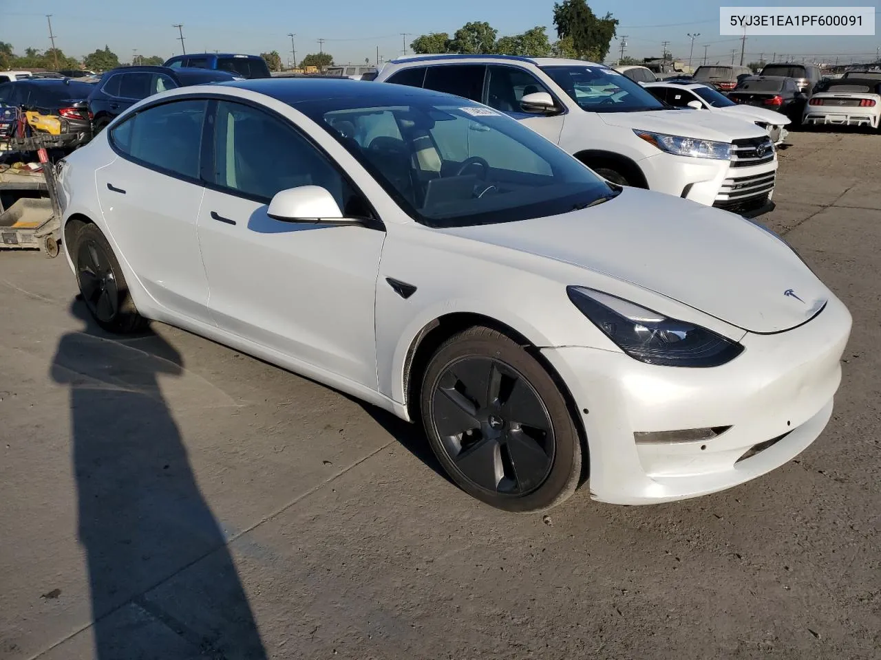 2023 Tesla Model 3 VIN: 5YJ3E1EA1PF600091 Lot: 77495794