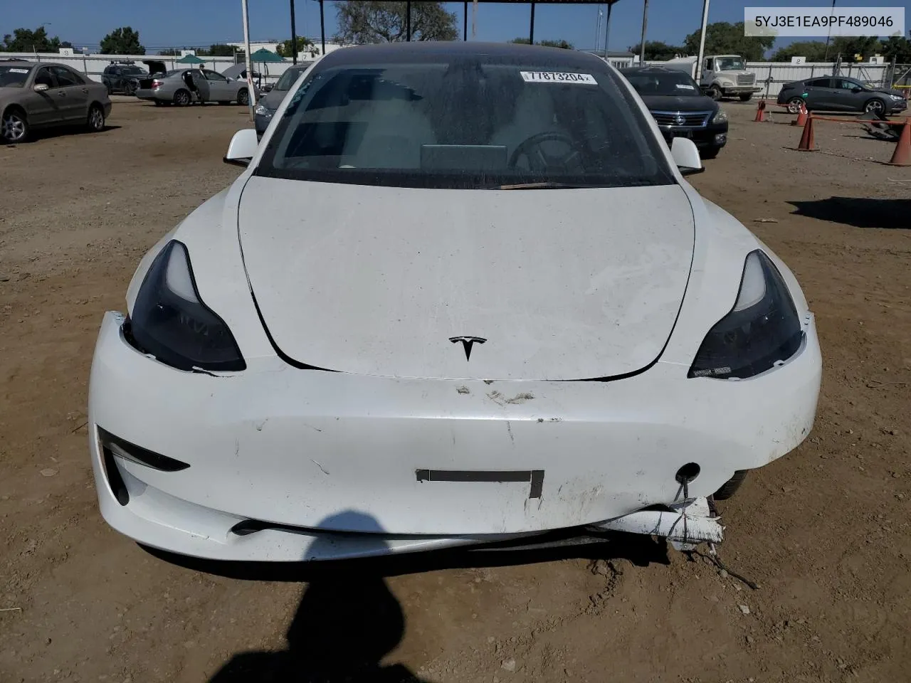 2023 Tesla Model 3 VIN: 5YJ3E1EA9PF489046 Lot: 77873204