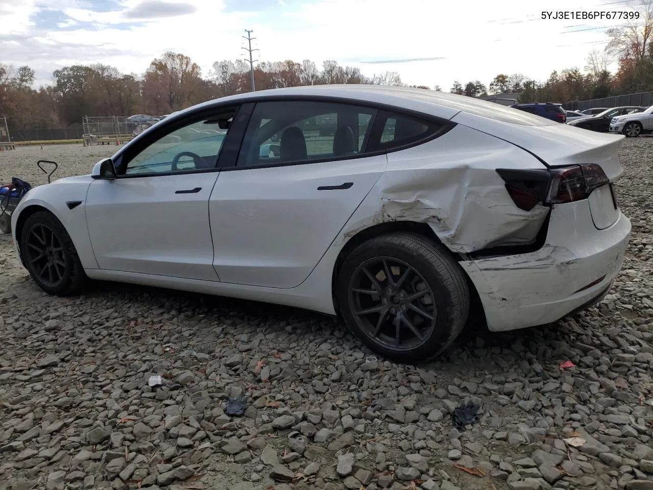 2023 Tesla Model 3 VIN: 5YJ3E1EB6PF677399 Lot: 78020024