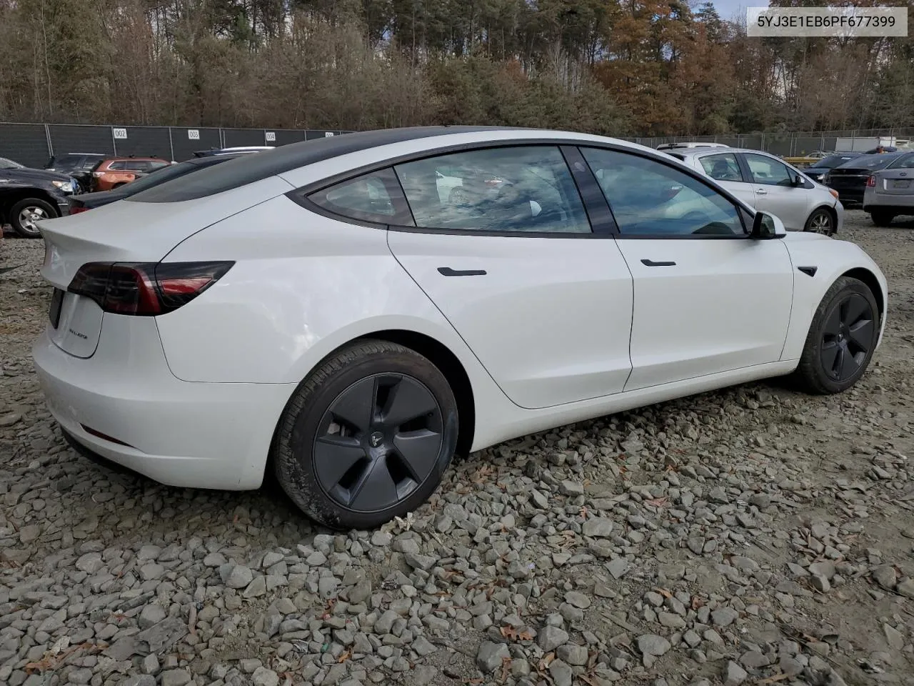 2023 Tesla Model 3 VIN: 5YJ3E1EB6PF677399 Lot: 78020024