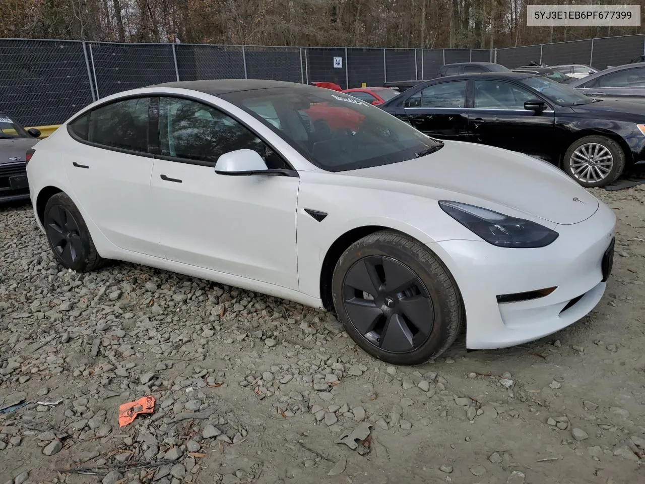 2023 Tesla Model 3 VIN: 5YJ3E1EB6PF677399 Lot: 78020024