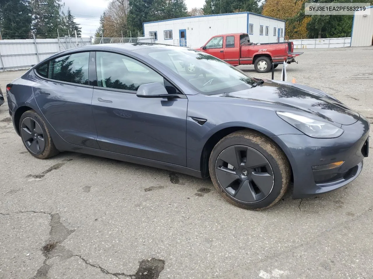 2023 Tesla Model 3 VIN: 5YJ3E1EA2PF583219 Lot: 78058854