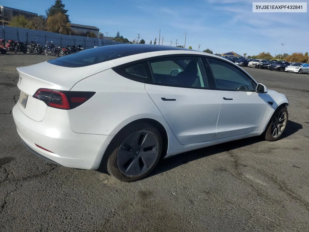 2023 Tesla Model 3 VIN: 5YJ3E1EAXPF432841 Lot: 78230364