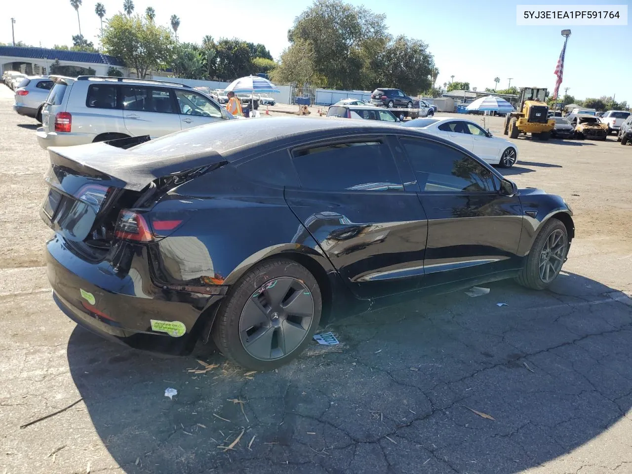 2023 Tesla Model 3 VIN: 5YJ3E1EA1PF591764 Lot: 78400474