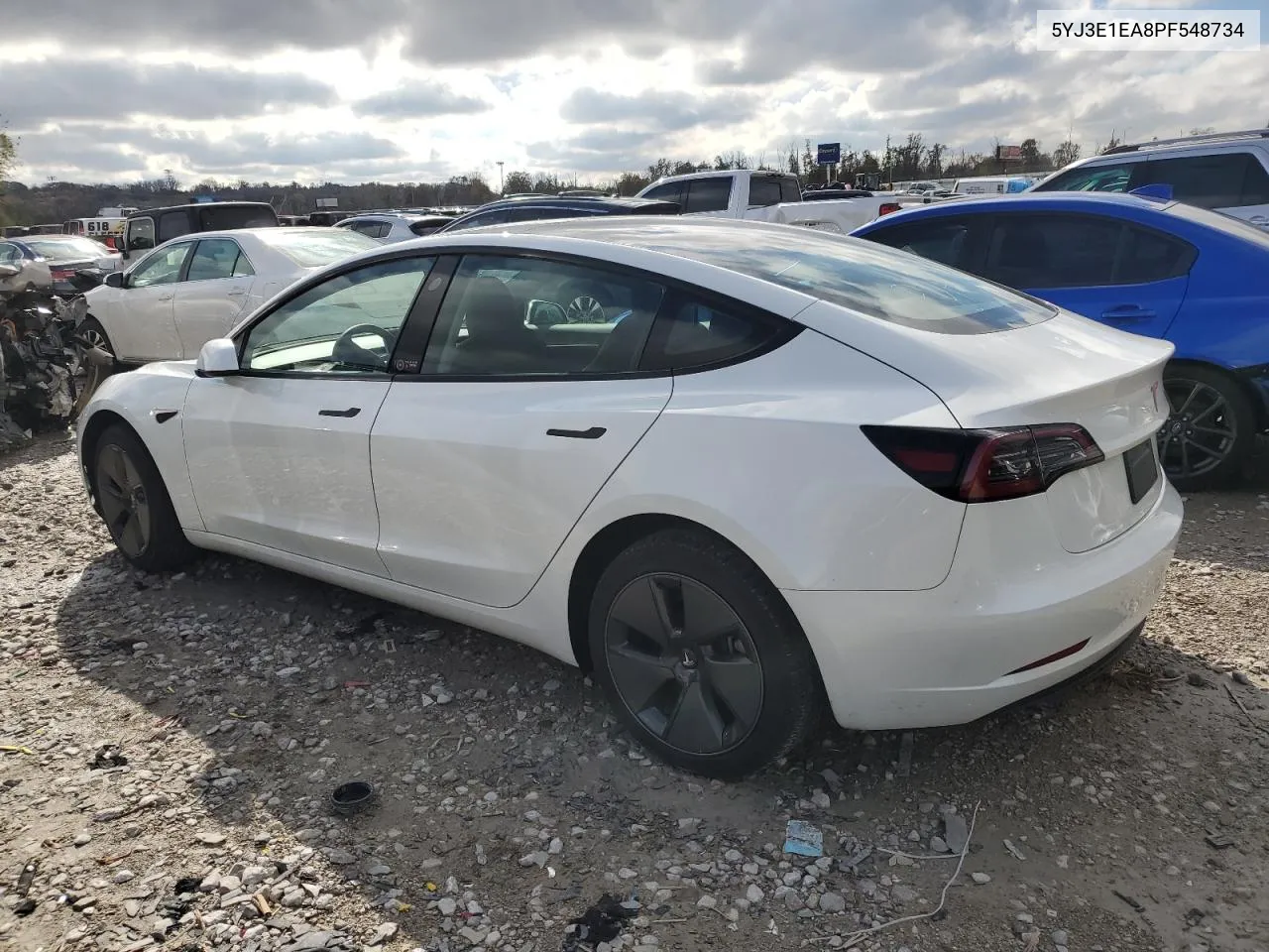 2023 Tesla Model 3 VIN: 5YJ3E1EA8PF548734 Lot: 78615564