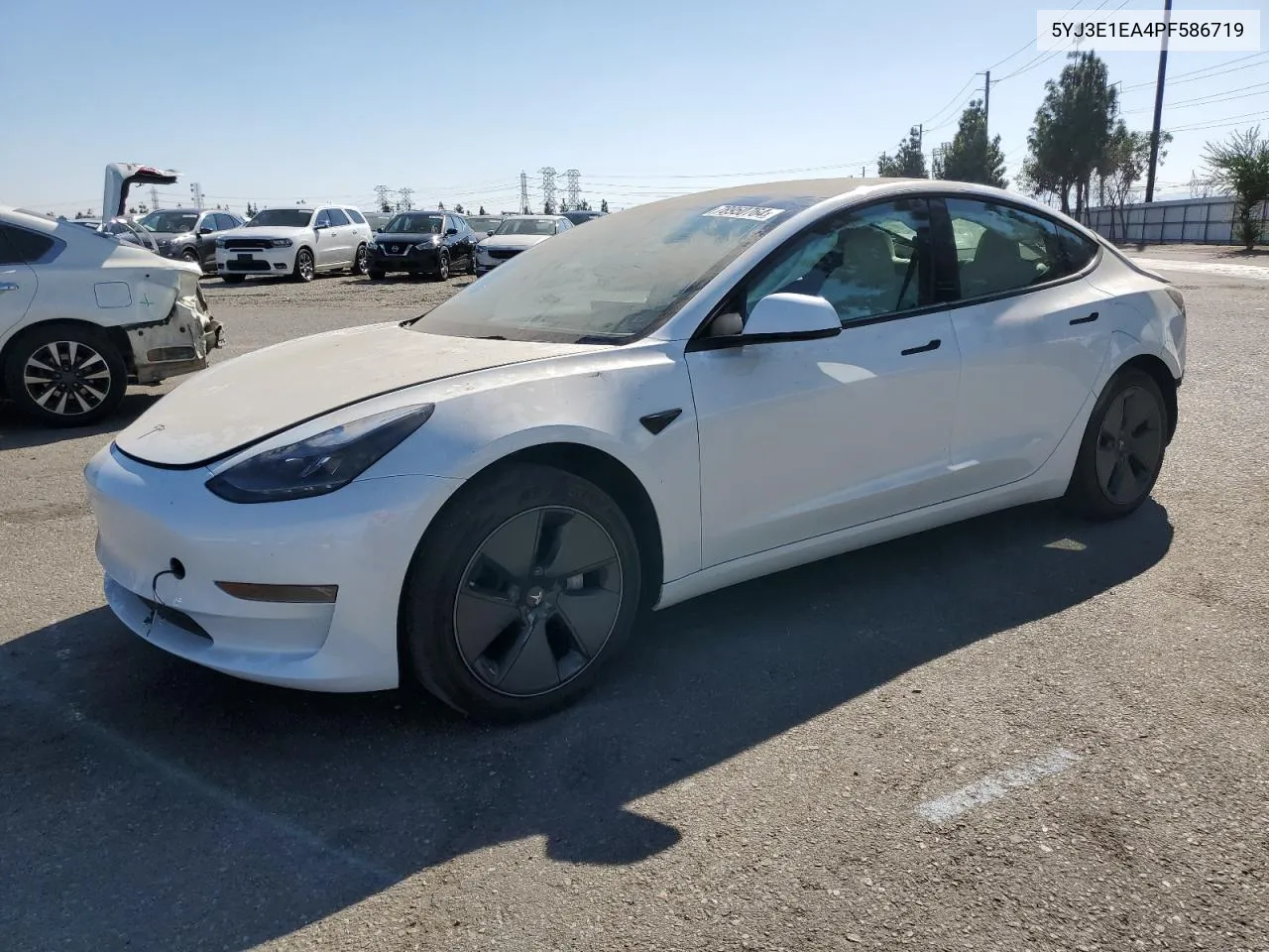 2023 Tesla Model 3 VIN: 5YJ3E1EA4PF586719 Lot: 78950764