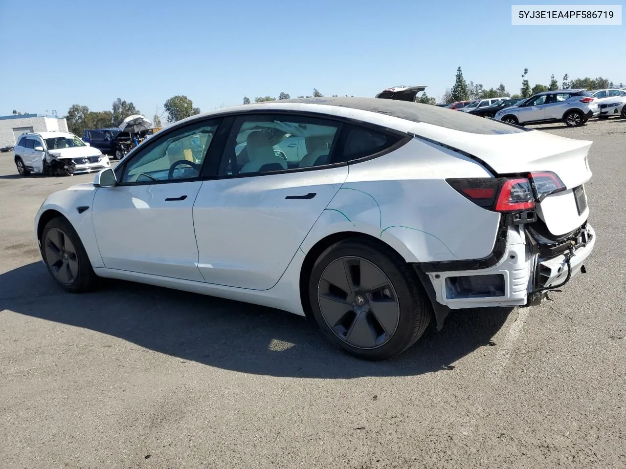 2023 Tesla Model 3 VIN: 5YJ3E1EA4PF586719 Lot: 78950764