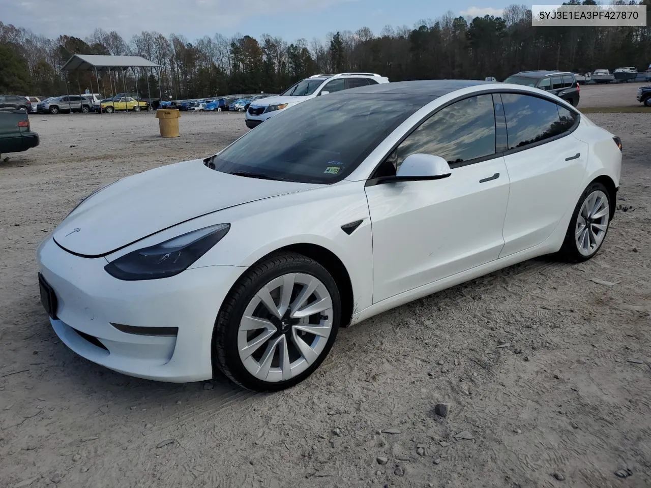 2023 Tesla Model 3 VIN: 5YJ3E1EA3PF427870 Lot: 79083604