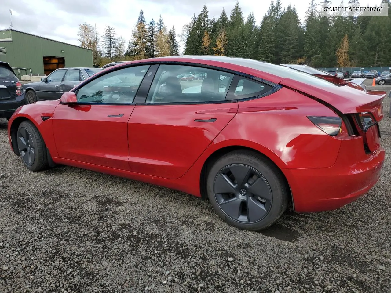 2023 Tesla Model 3 VIN: 5YJ3E1EA5PF700761 Lot: 79520594