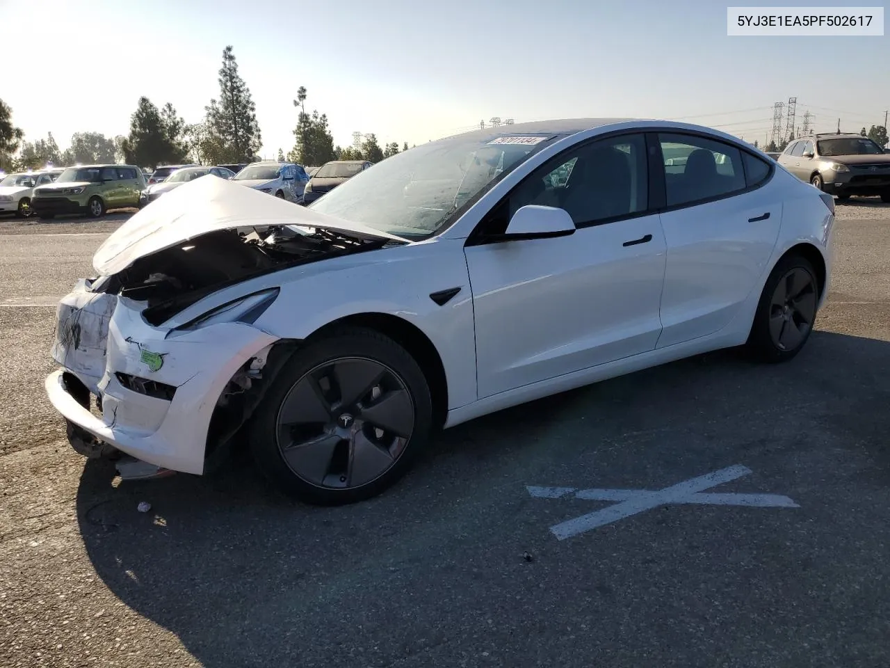 2023 Tesla Model 3 VIN: 5YJ3E1EA5PF502617 Lot: 79701134