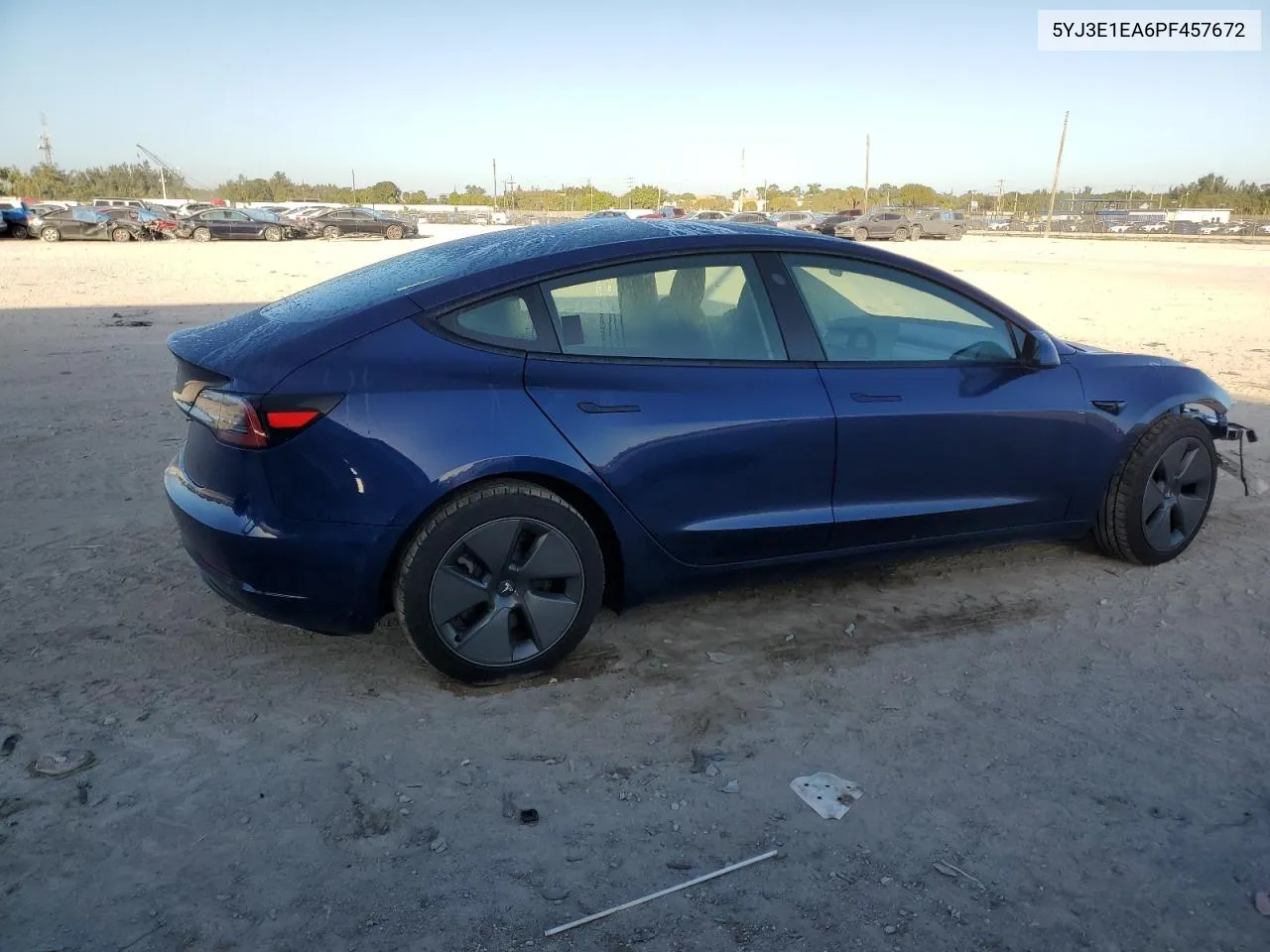 2023 Tesla Model 3 VIN: 5YJ3E1EA6PF457672 Lot: 80011354