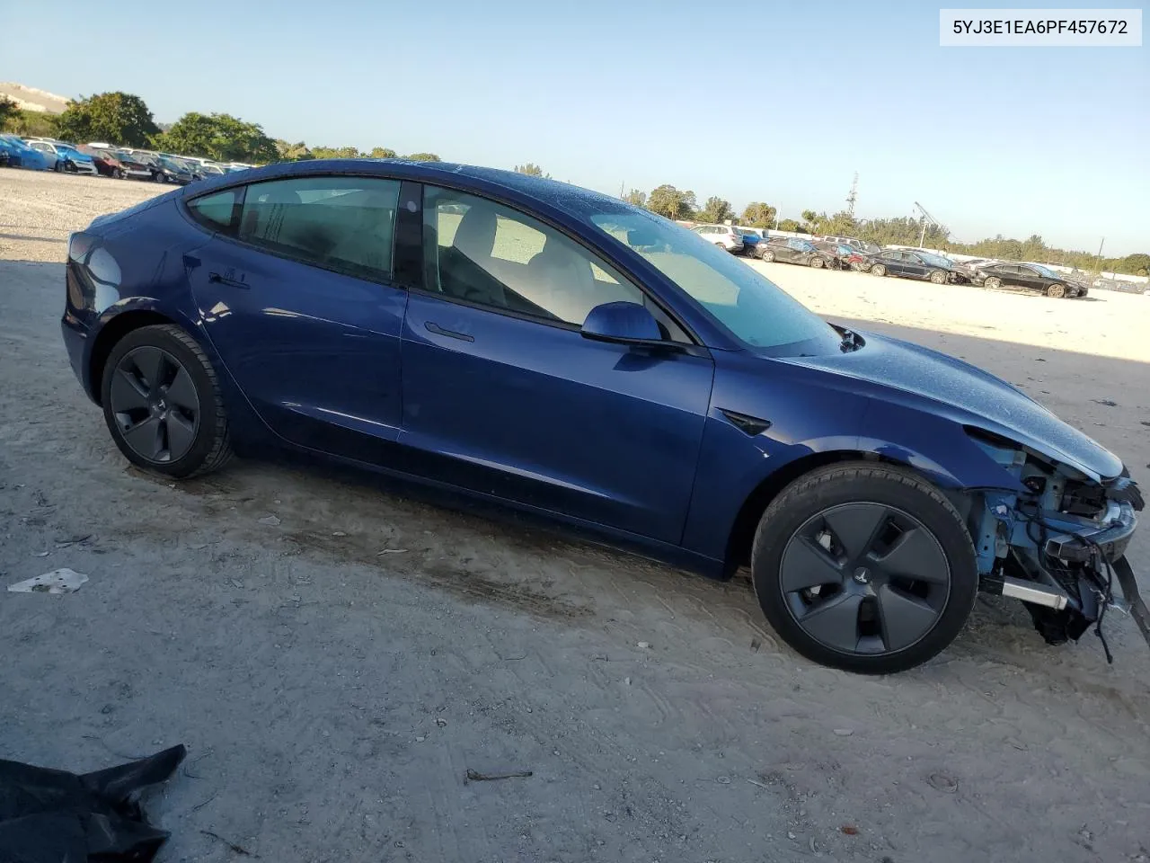 2023 Tesla Model 3 VIN: 5YJ3E1EA6PF457672 Lot: 80011354