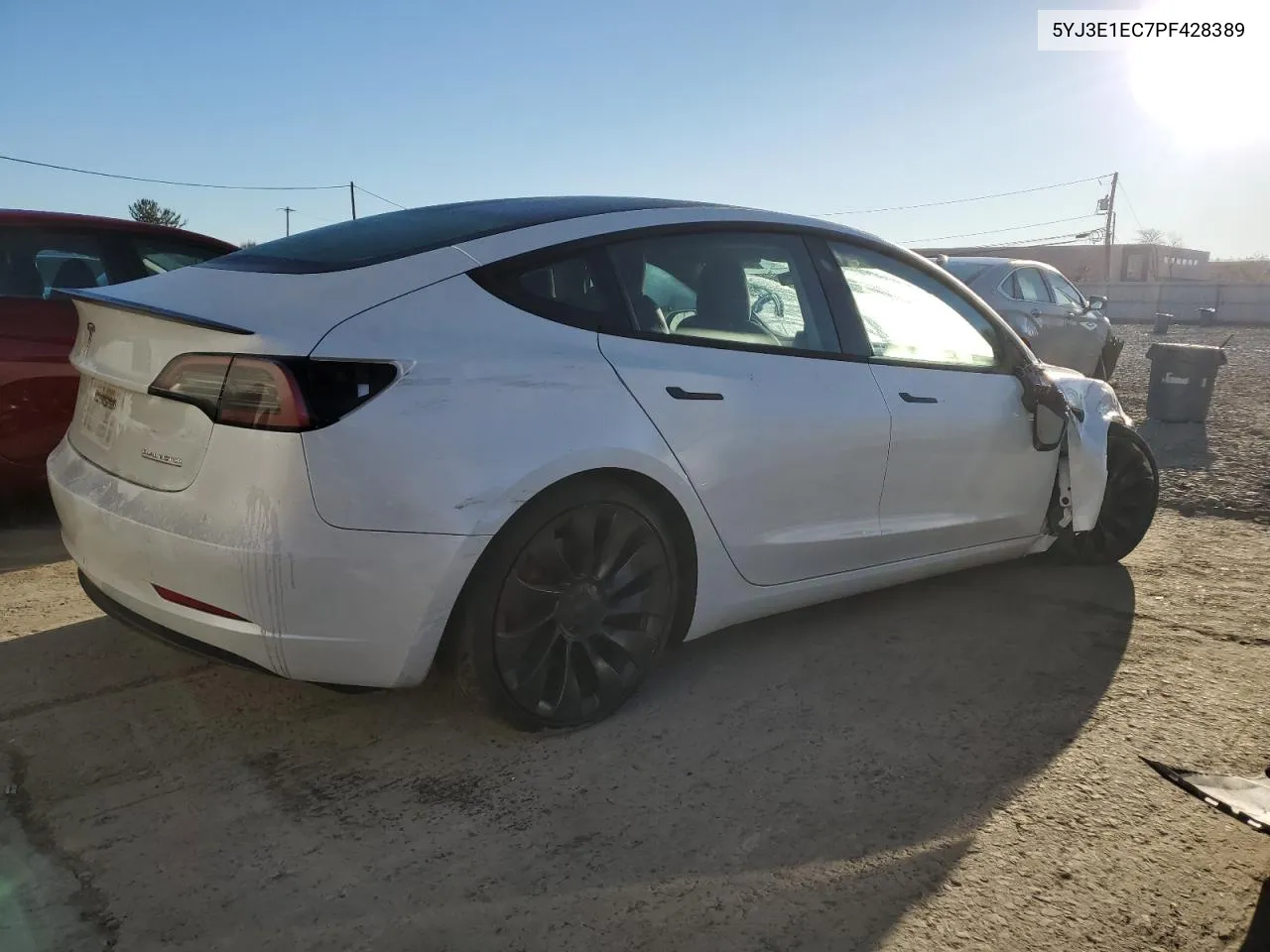 2023 Tesla Model 3 VIN: 5YJ3E1EC7PF428389 Lot: 80039924