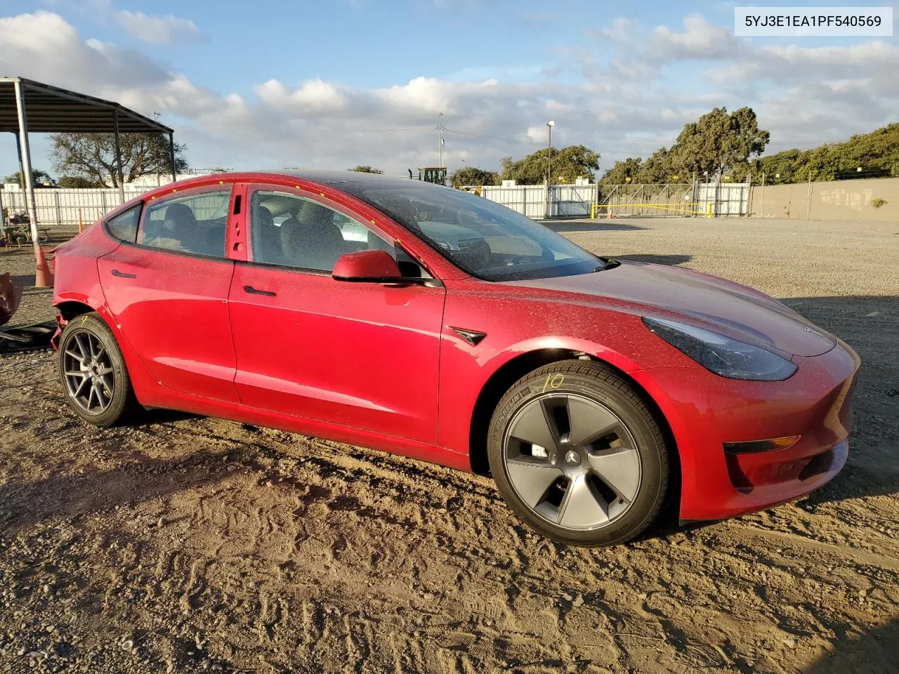 2023 Tesla Model 3 VIN: 5YJ3E1EA1PF540569 Lot: 80352124