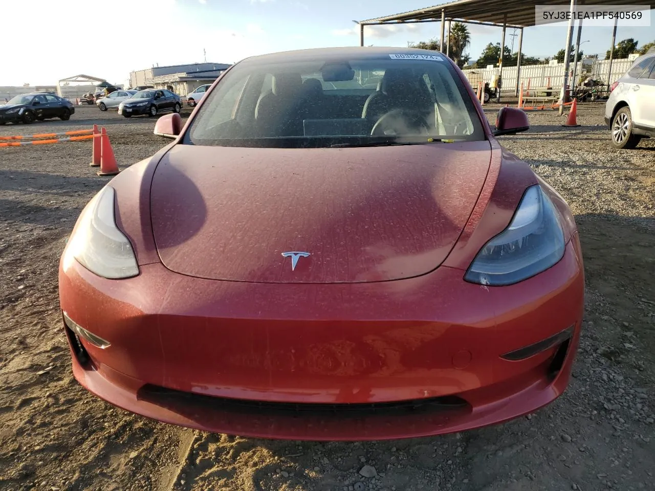 2023 Tesla Model 3 VIN: 5YJ3E1EA1PF540569 Lot: 80352124