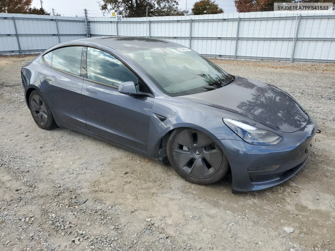 2023 Tesla Model 3 VIN: 5YJ3E1EA7PF541533 Lot: 80485384