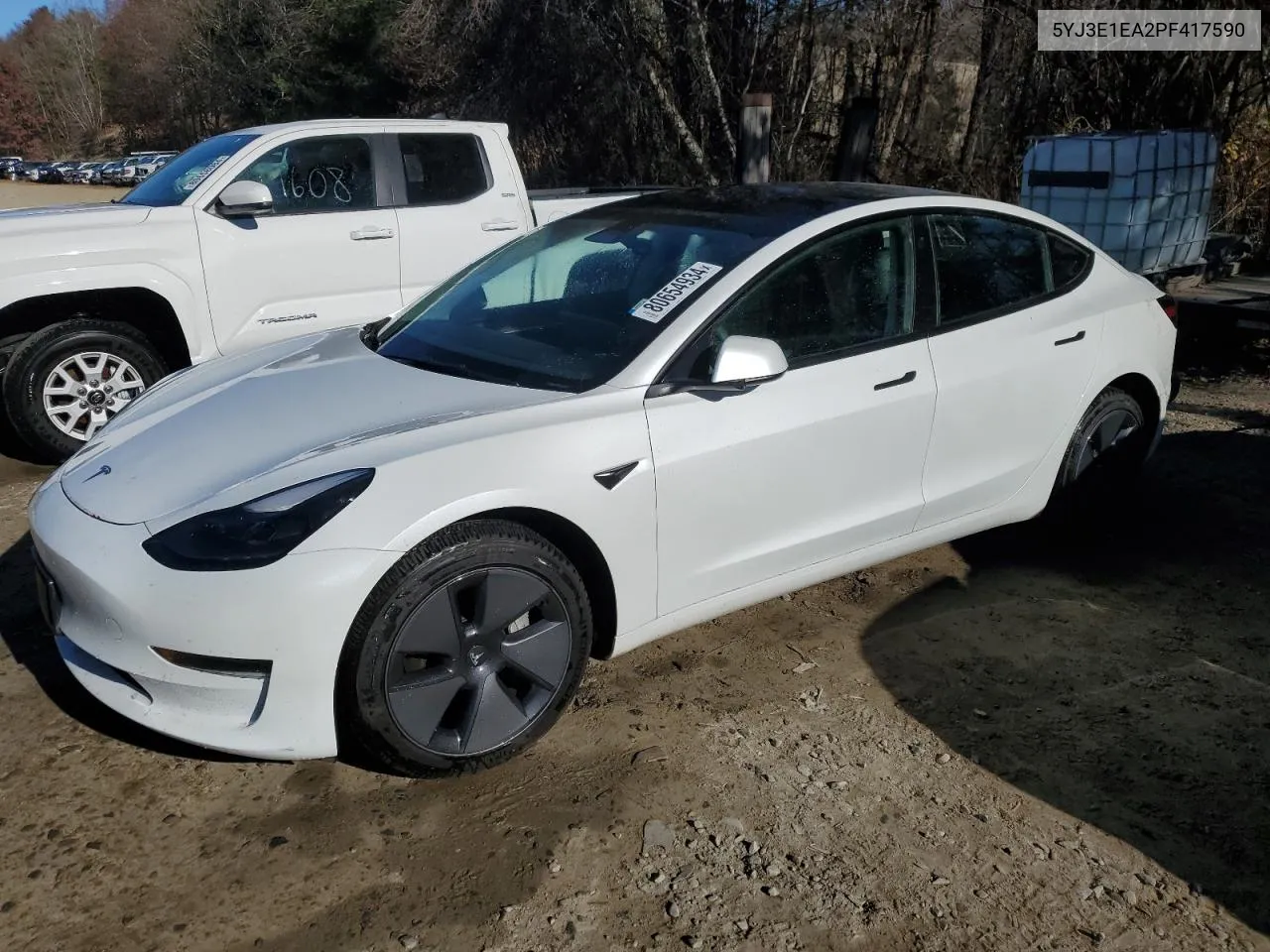 2023 Tesla Model 3 VIN: 5YJ3E1EA2PF417590 Lot: 80654934