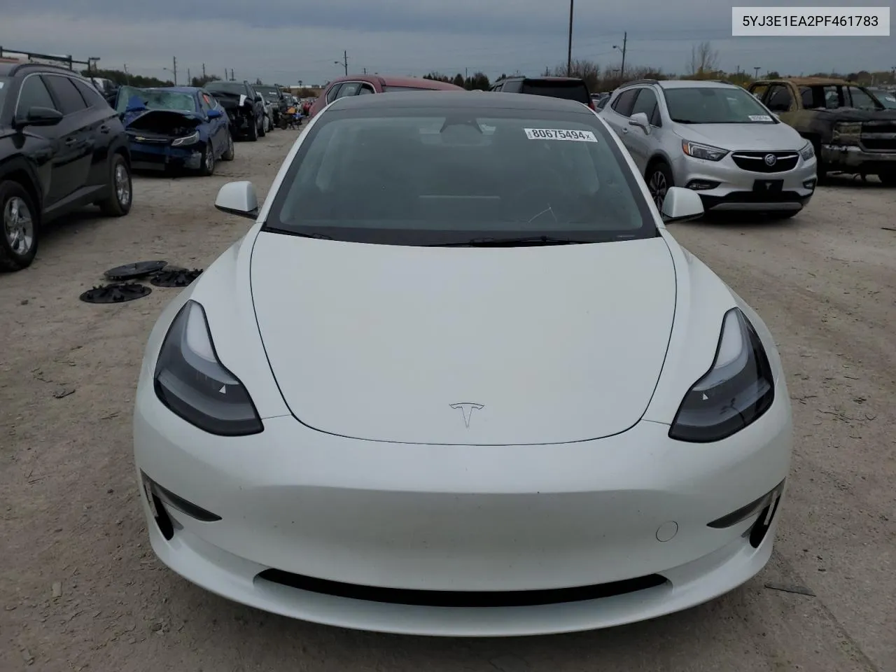 2023 Tesla Model 3 VIN: 5YJ3E1EA2PF461783 Lot: 80675494