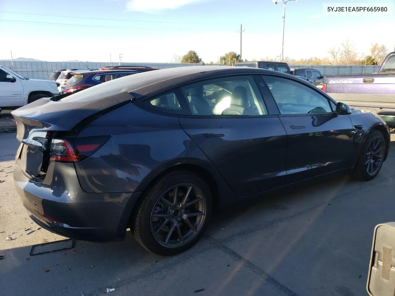 2023 Tesla Model 3 VIN: 5YJ3E1EA5PF665980 Lot: 80891604