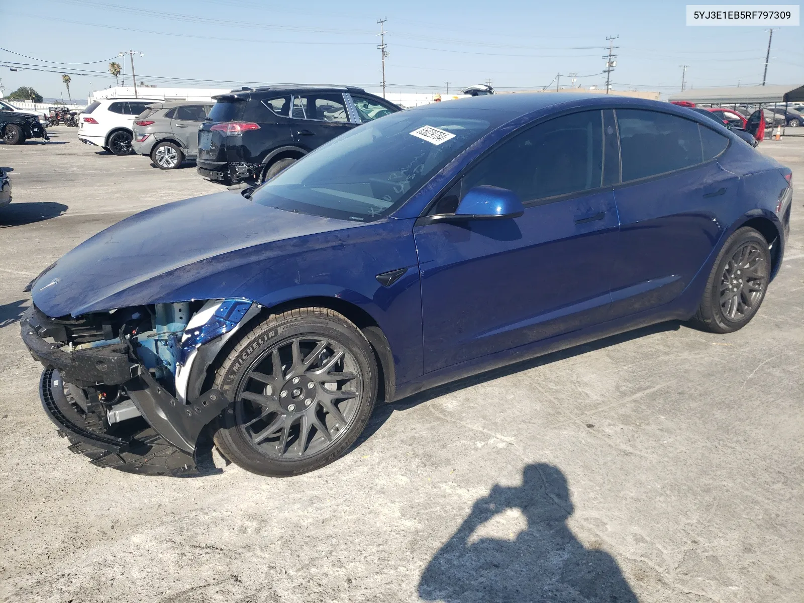 5YJ3E1EB5RF797309 2024 Tesla Model 3