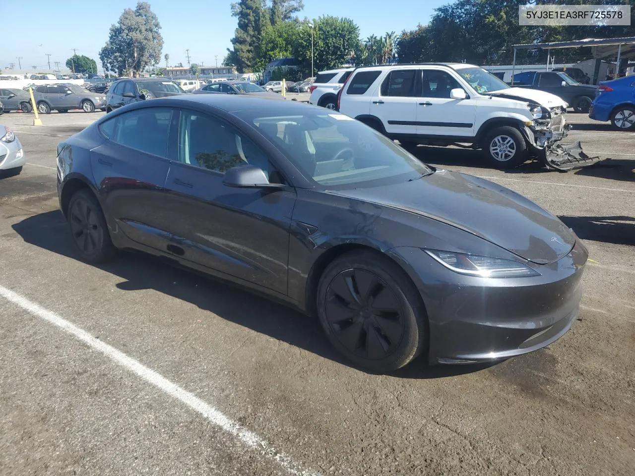 2024 Tesla Model 3 VIN: 5YJ3E1EA3RF725578 Lot: 65935204