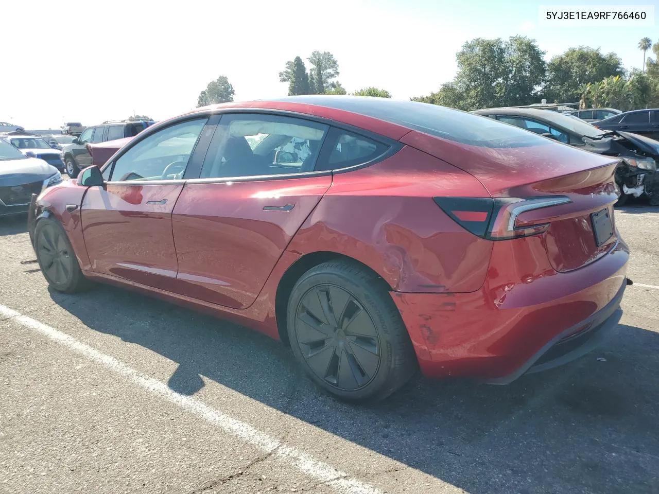 2024 Tesla Model 3 VIN: 5YJ3E1EA9RF766460 Lot: 66733554