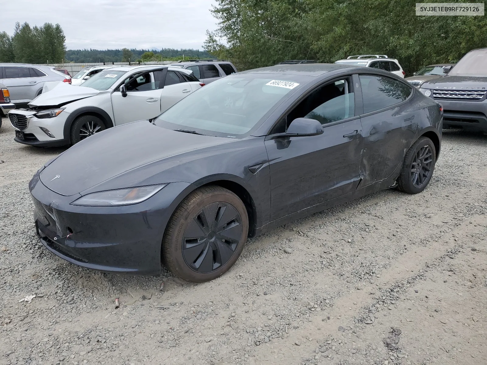 5YJ3E1EB9RF729126 2024 Tesla Model 3