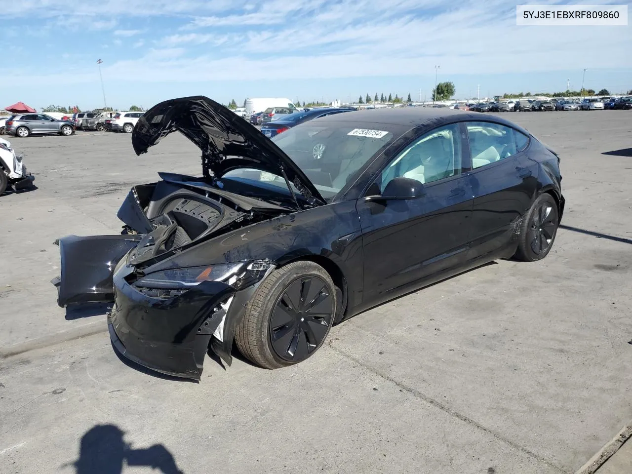 5YJ3E1EBXRF809860 2024 Tesla Model 3