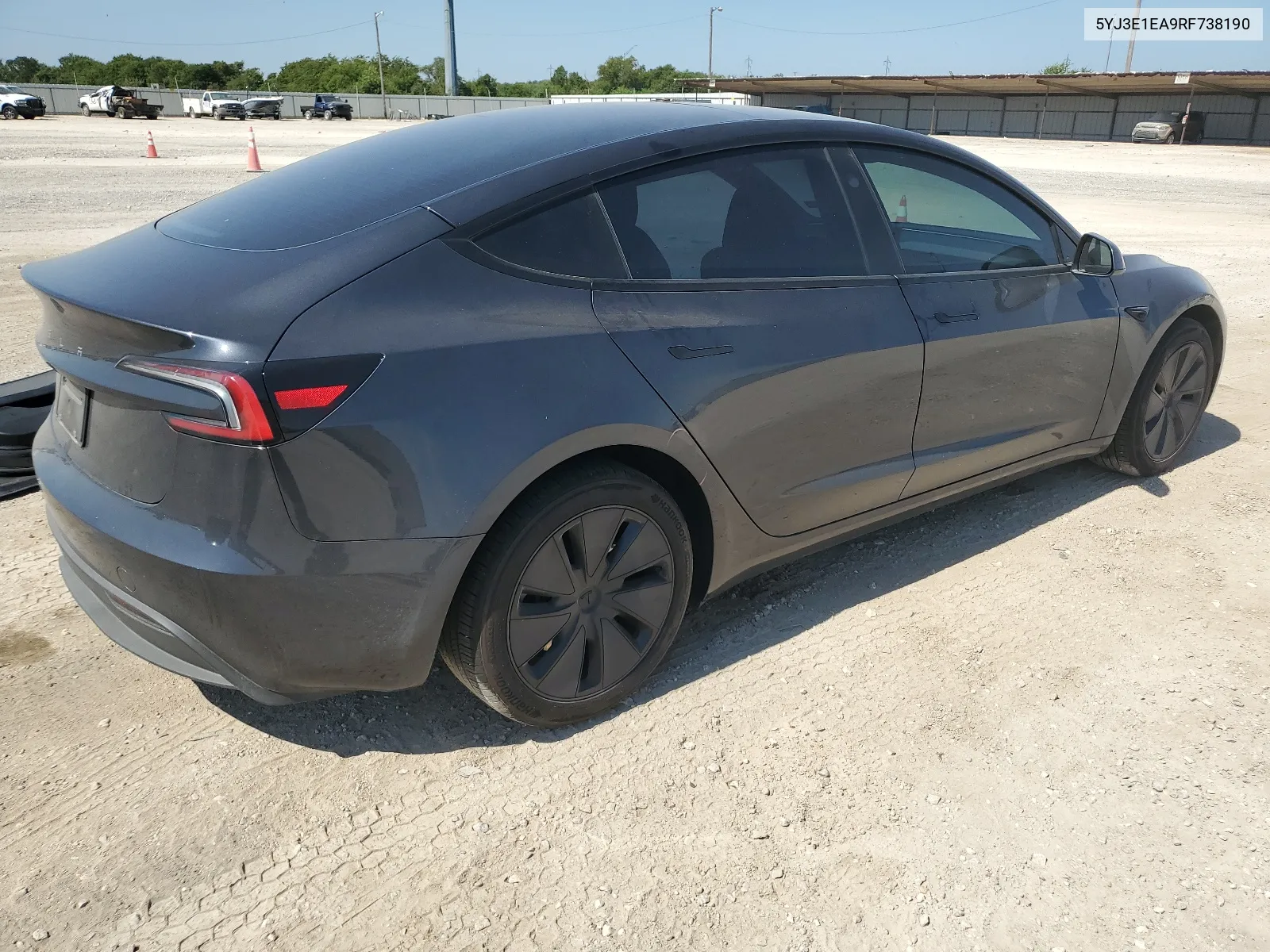 2024 Tesla Model 3 VIN: 5YJ3E1EA9RF738190 Lot: 68041384