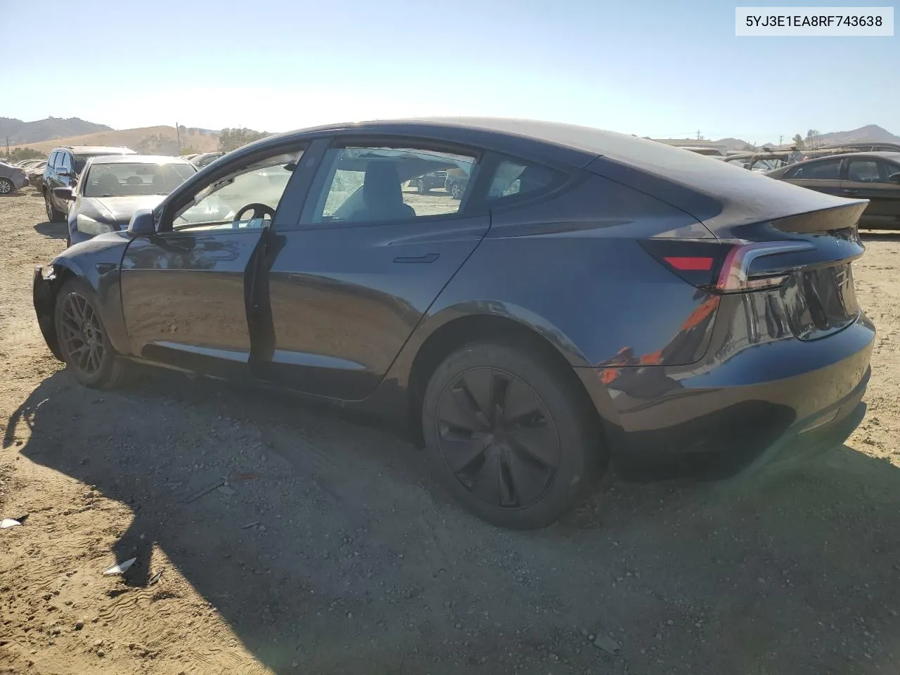 5YJ3E1EA8RF743638 2024 Tesla Model 3