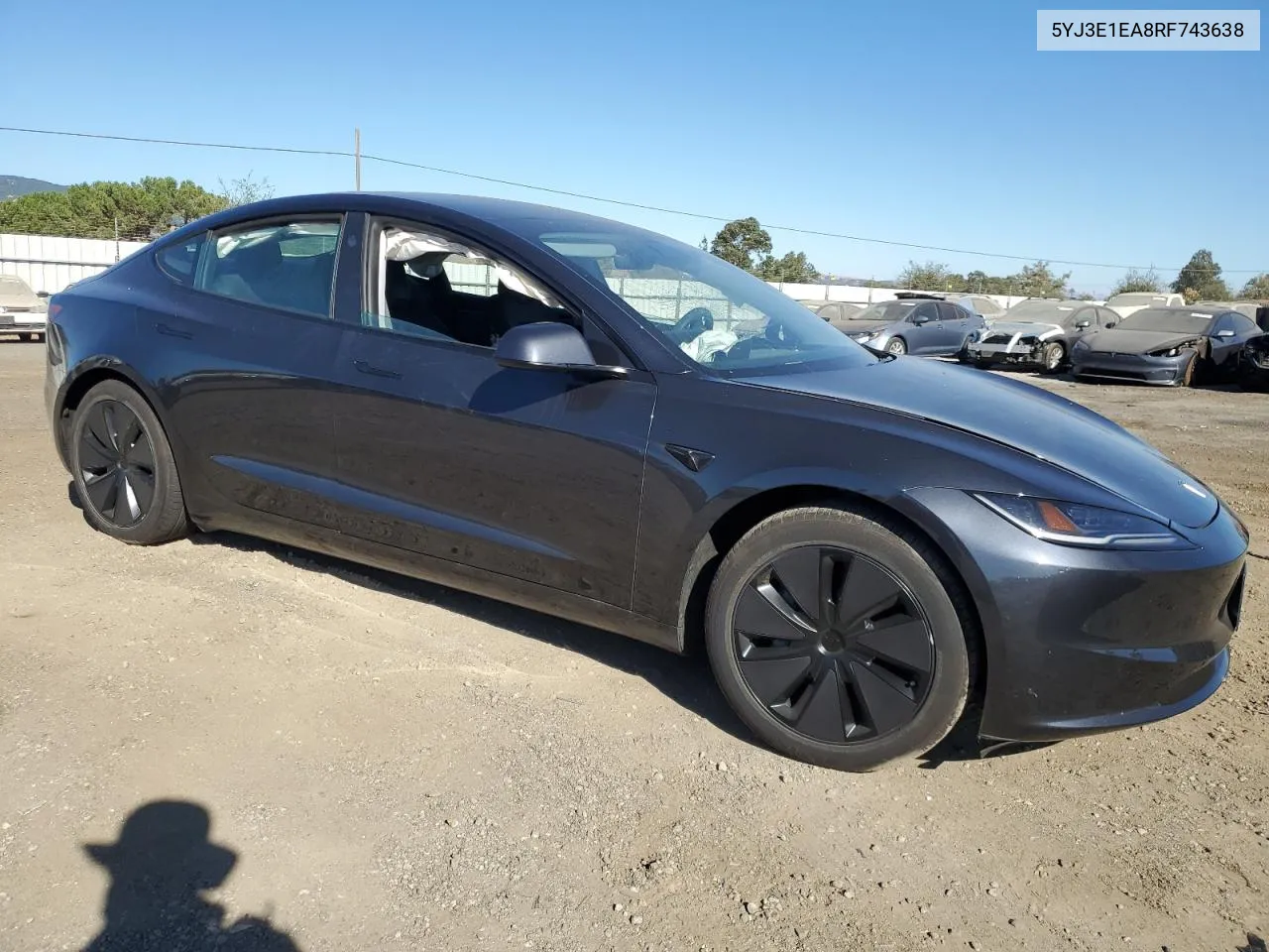 5YJ3E1EA8RF743638 2024 Tesla Model 3