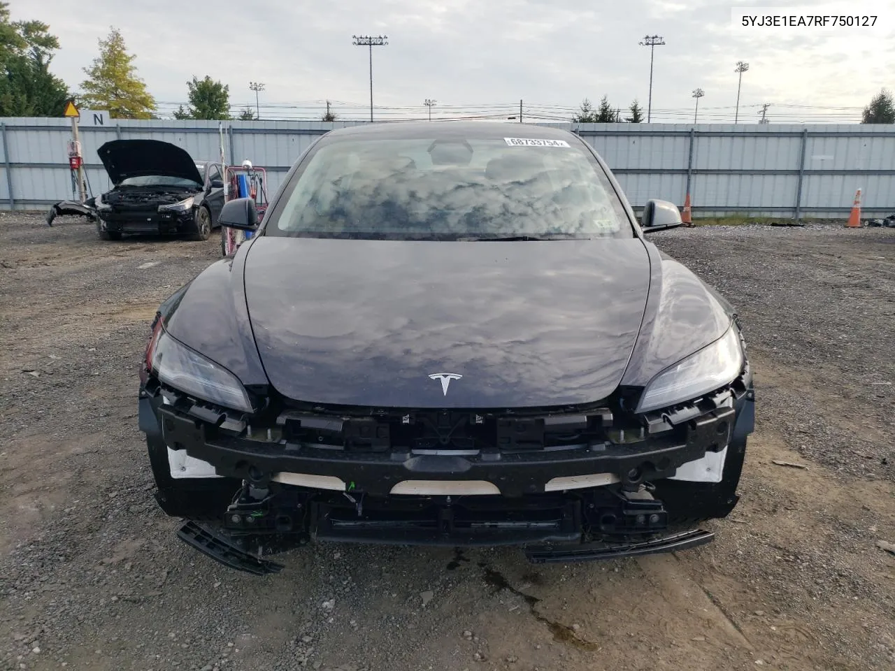 5YJ3E1EA7RF750127 2024 Tesla Model 3