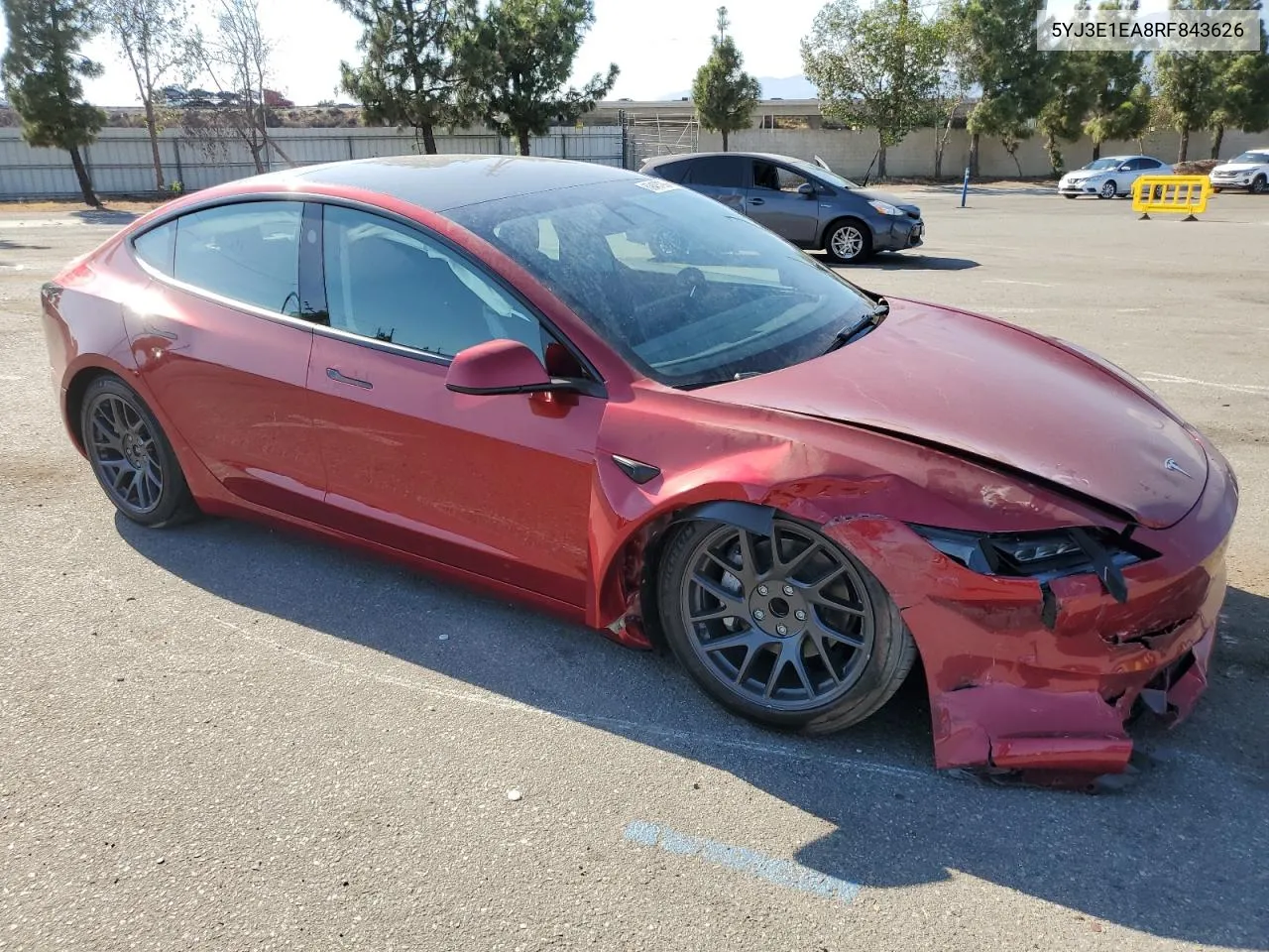 5YJ3E1EA8RF843626 2024 Tesla Model 3