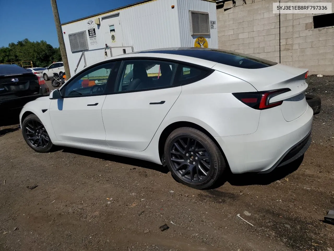 5YJ3E1EB8RF797336 2024 Tesla Model 3