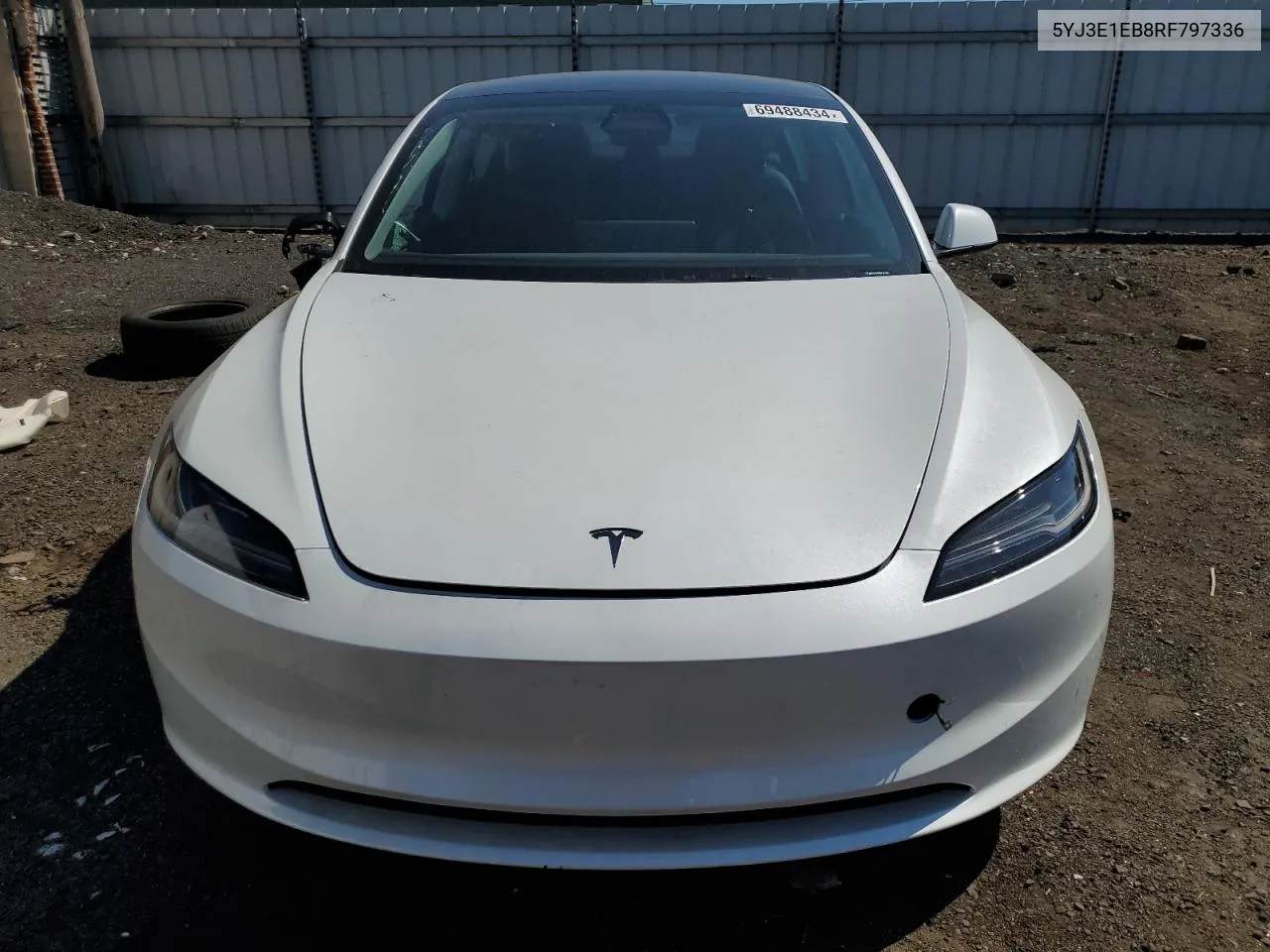 2024 Tesla Model 3 VIN: 5YJ3E1EB8RF797336 Lot: 69488434