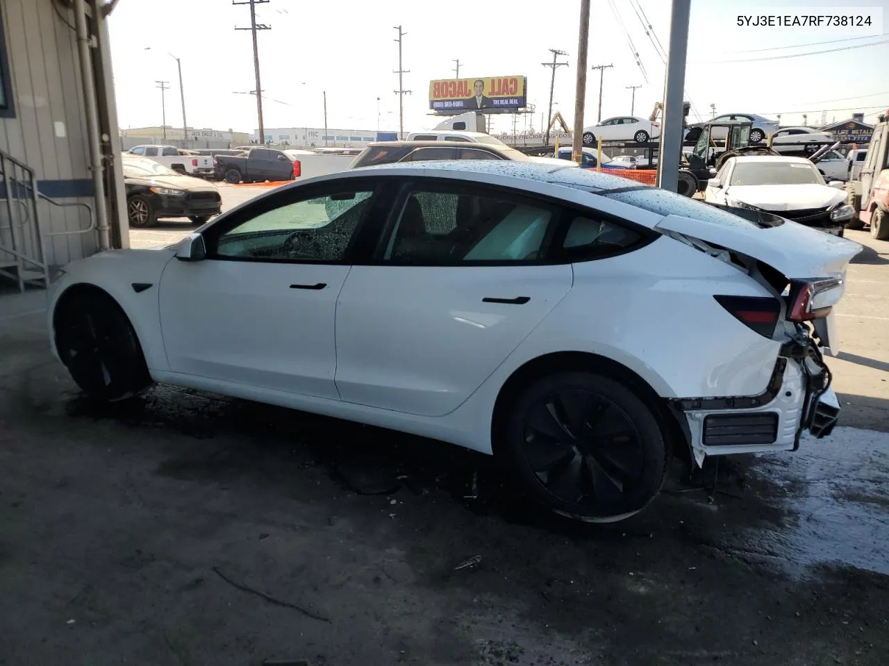 5YJ3E1EA7RF738124 2024 Tesla Model 3