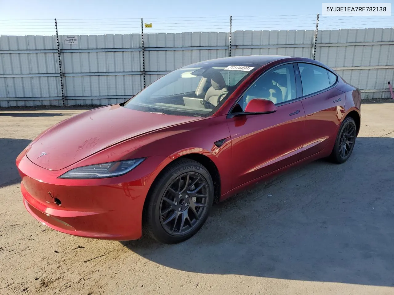 5YJ3E1EA7RF782138 2024 Tesla Model 3