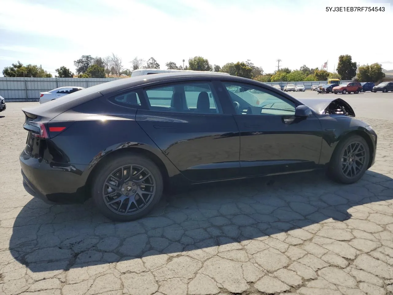 2024 Tesla Model 3 VIN: 5YJ3E1EB7RF754543 Lot: 71996714