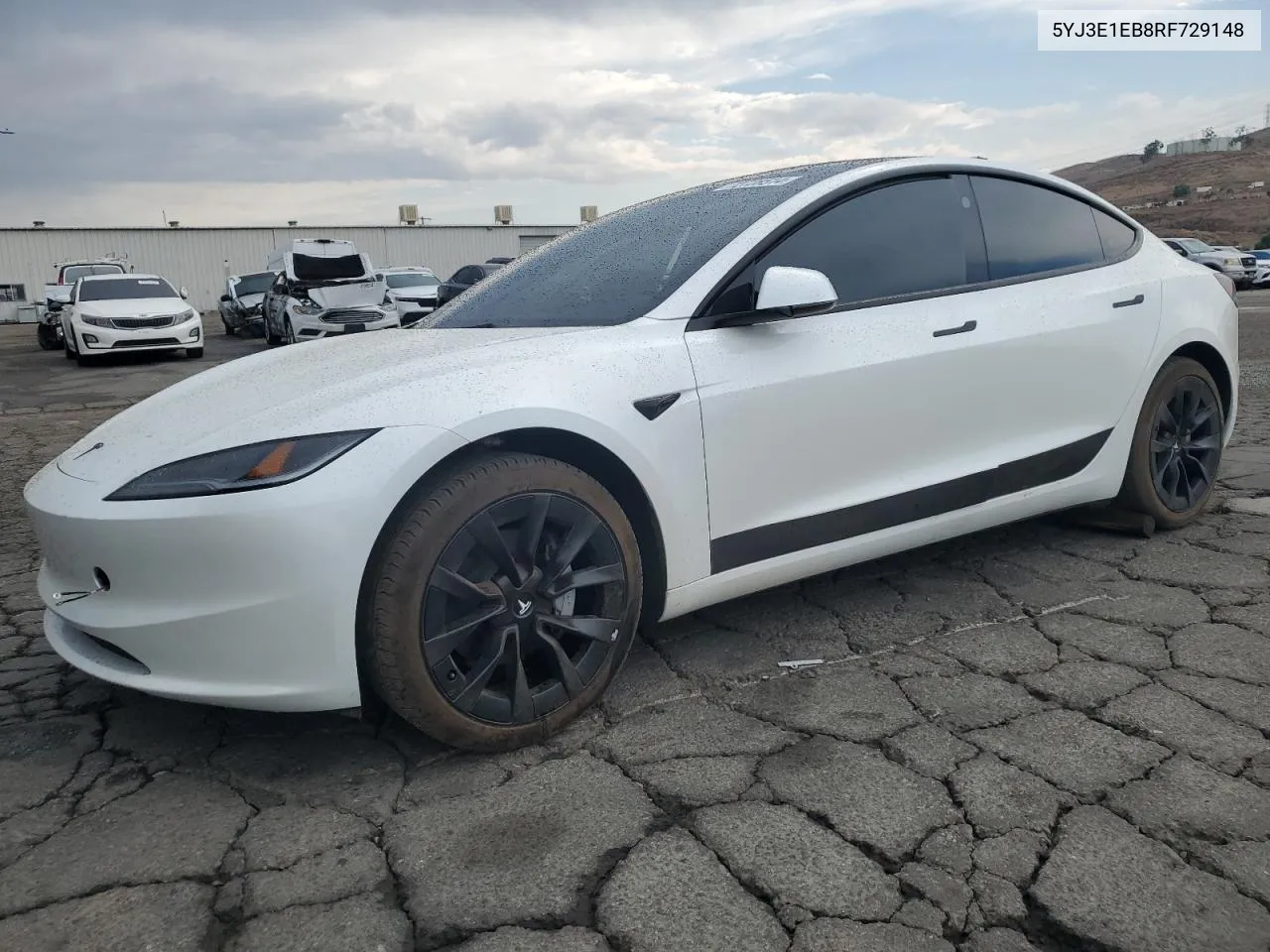 5YJ3E1EB8RF729148 2024 Tesla Model 3