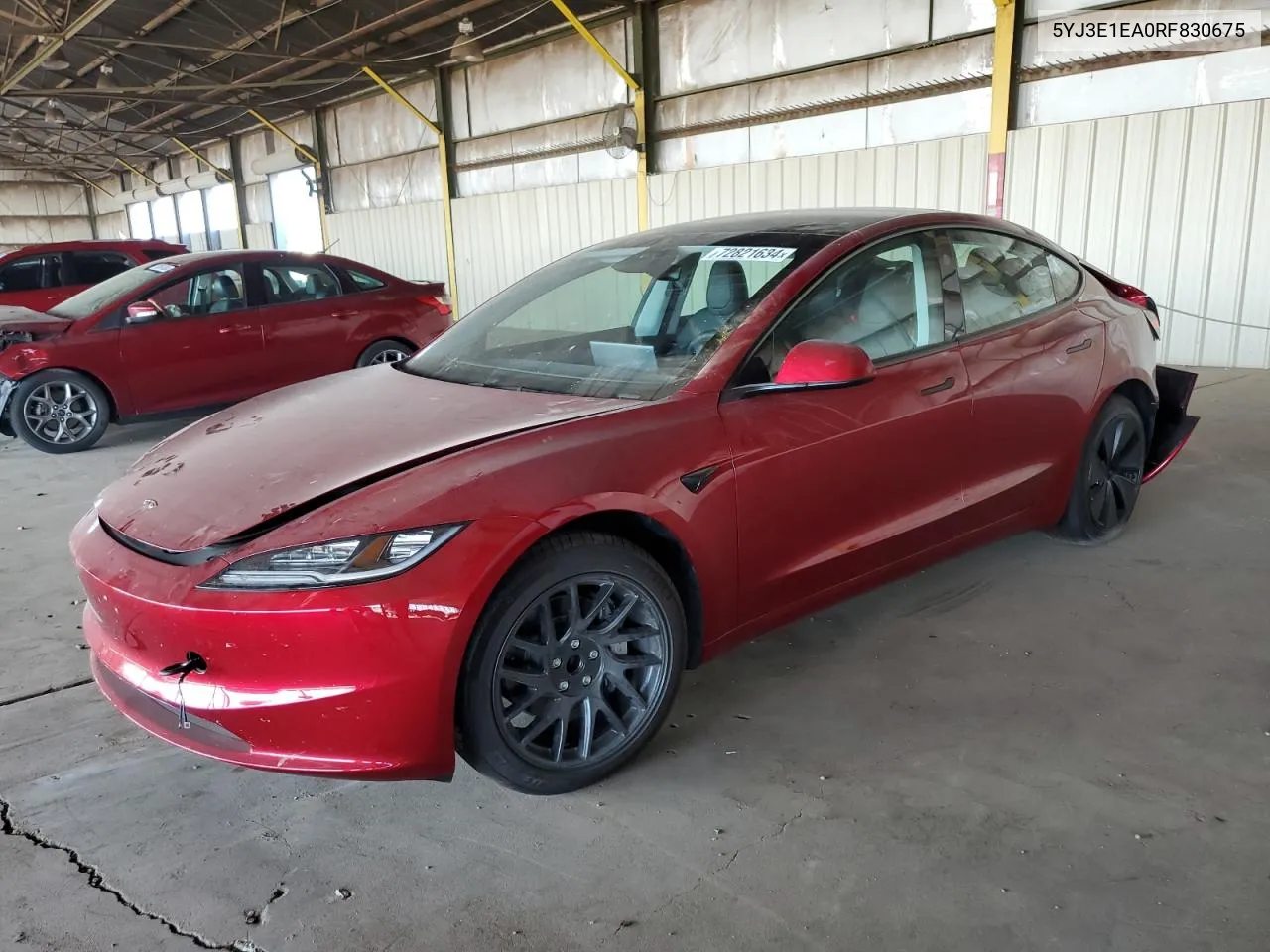 2024 Tesla Model 3 VIN: 5YJ3E1EA0RF830675 Lot: 72821634