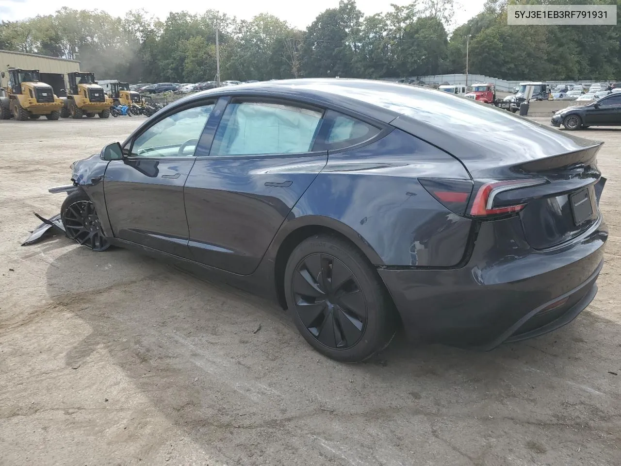 2024 Tesla Model 3 VIN: 5YJ3E1EB3RF791931 Lot: 72895784