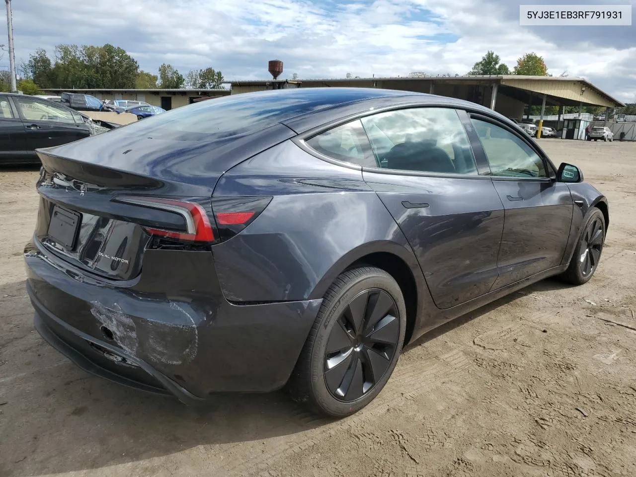 2024 Tesla Model 3 VIN: 5YJ3E1EB3RF791931 Lot: 72895784