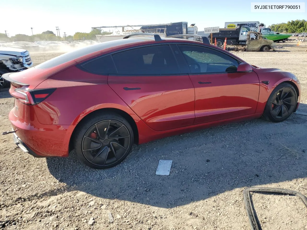 2024 Tesla Model 3 VIN: 5YJ3E1ET0RF790051 Lot: 73162484