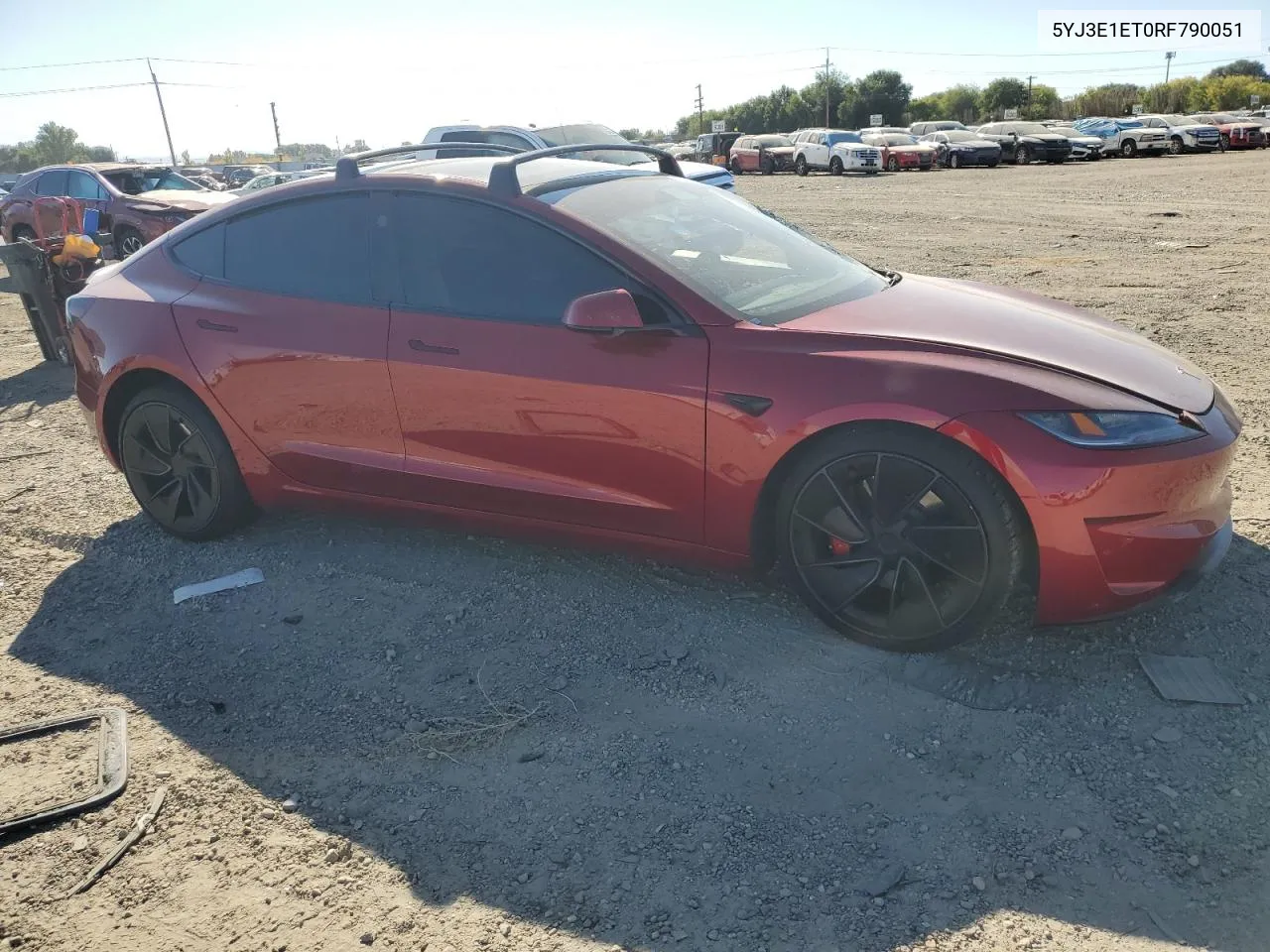 2024 Tesla Model 3 VIN: 5YJ3E1ET0RF790051 Lot: 73162484